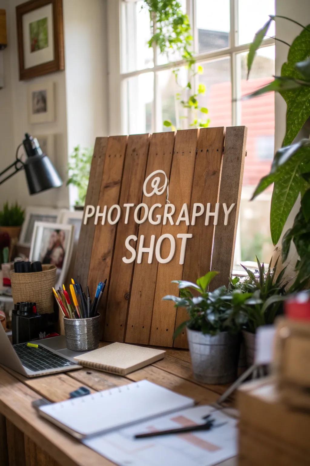 A pallet indication infuses personality into any chamber.