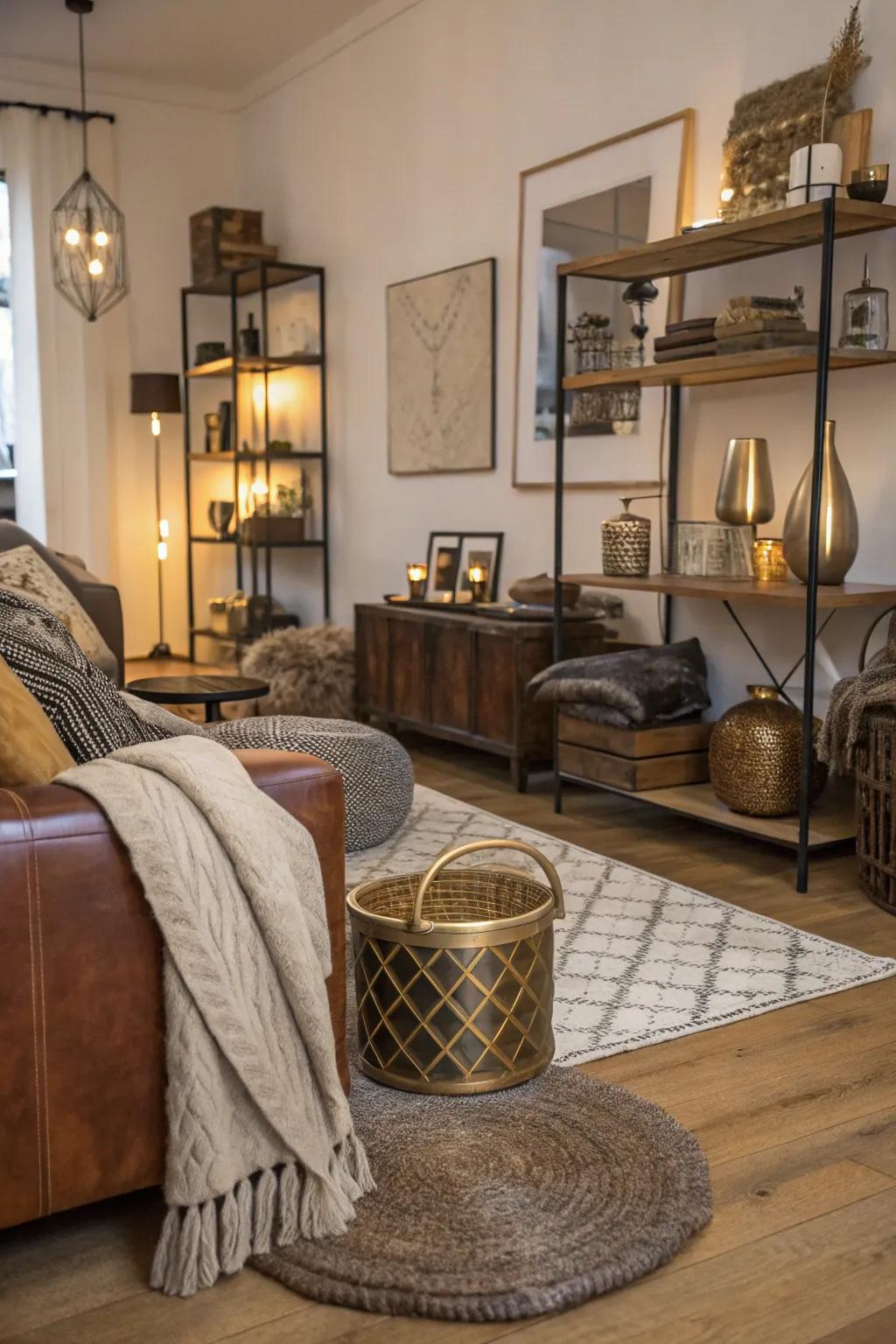 Textures enrich your studio, imparting a more dynamic and inviting atmosphere.