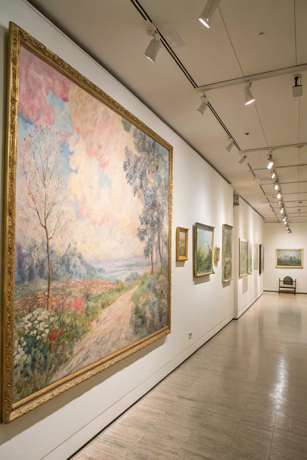 Impressionist inspirations introduce artistic flair and blended splendor.