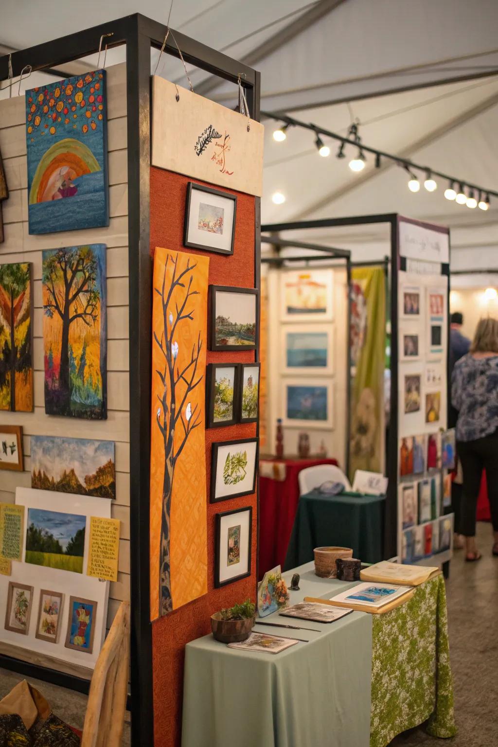 Self-constructed panels proffer an adaptable and customized tactic for exhibiting artwork.