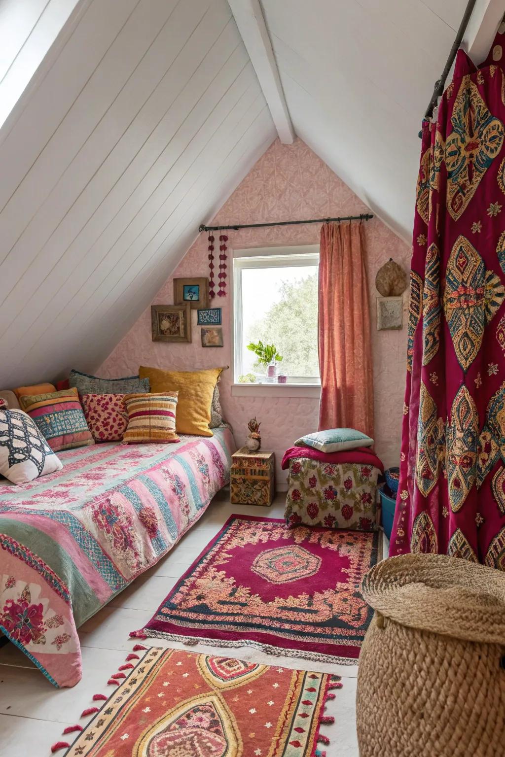 Daring designs bring energy and vibrancy to your attic space.