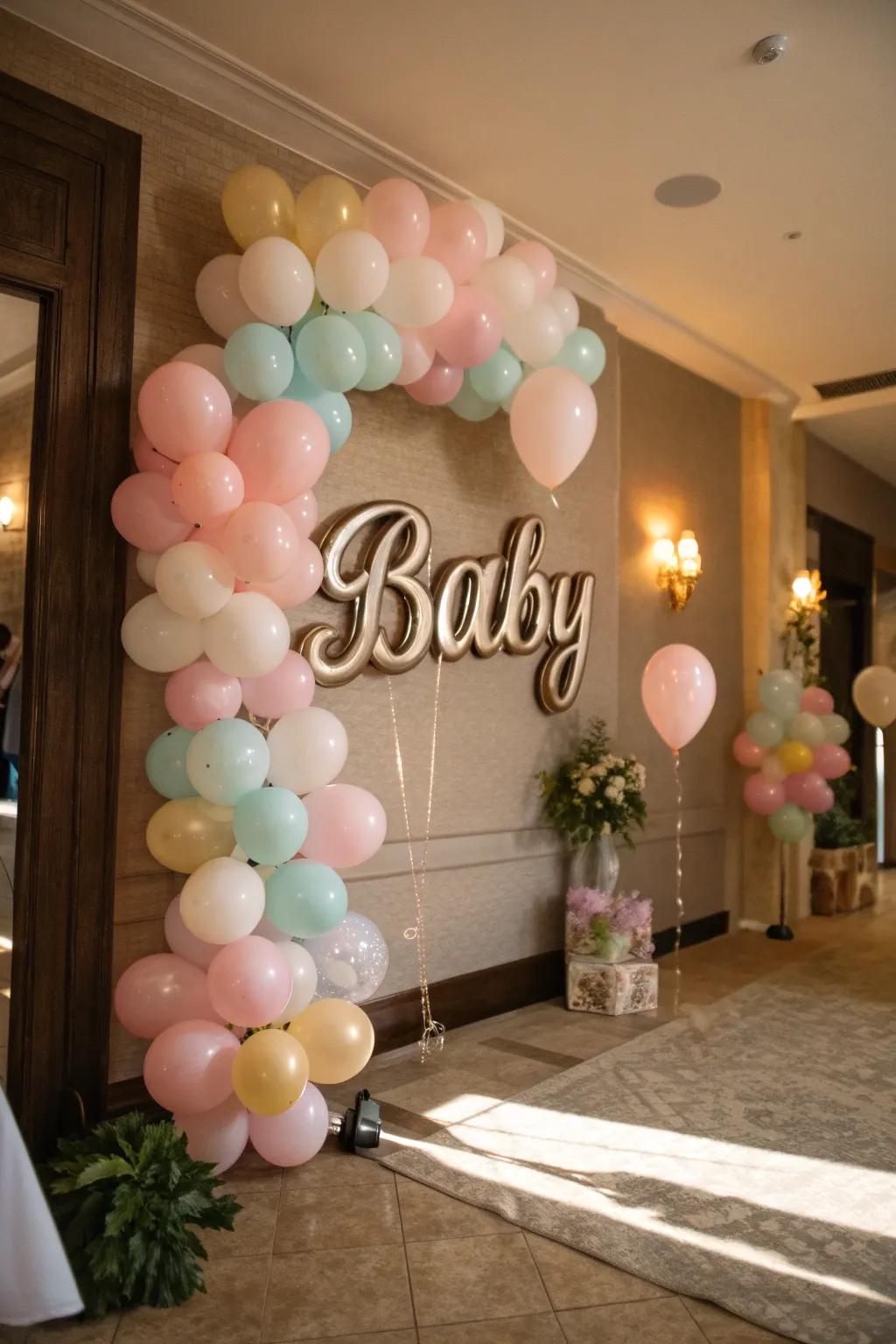 A personalized name display injects a heartwarming nuance into the setting.