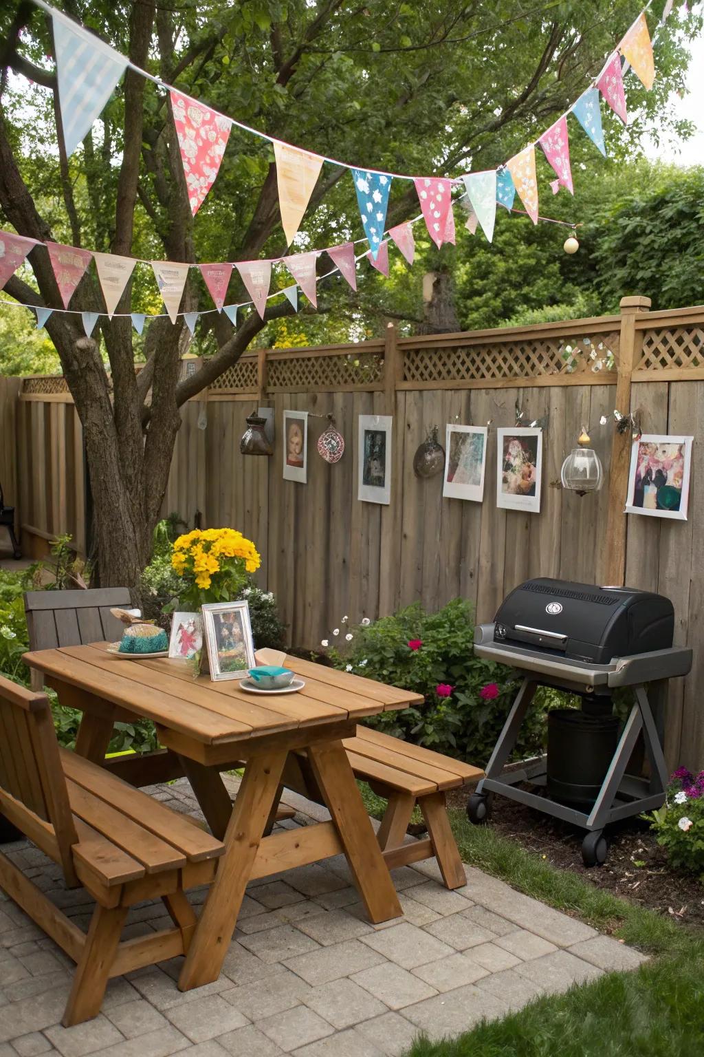 Personal details make your BBQ area truly yours.