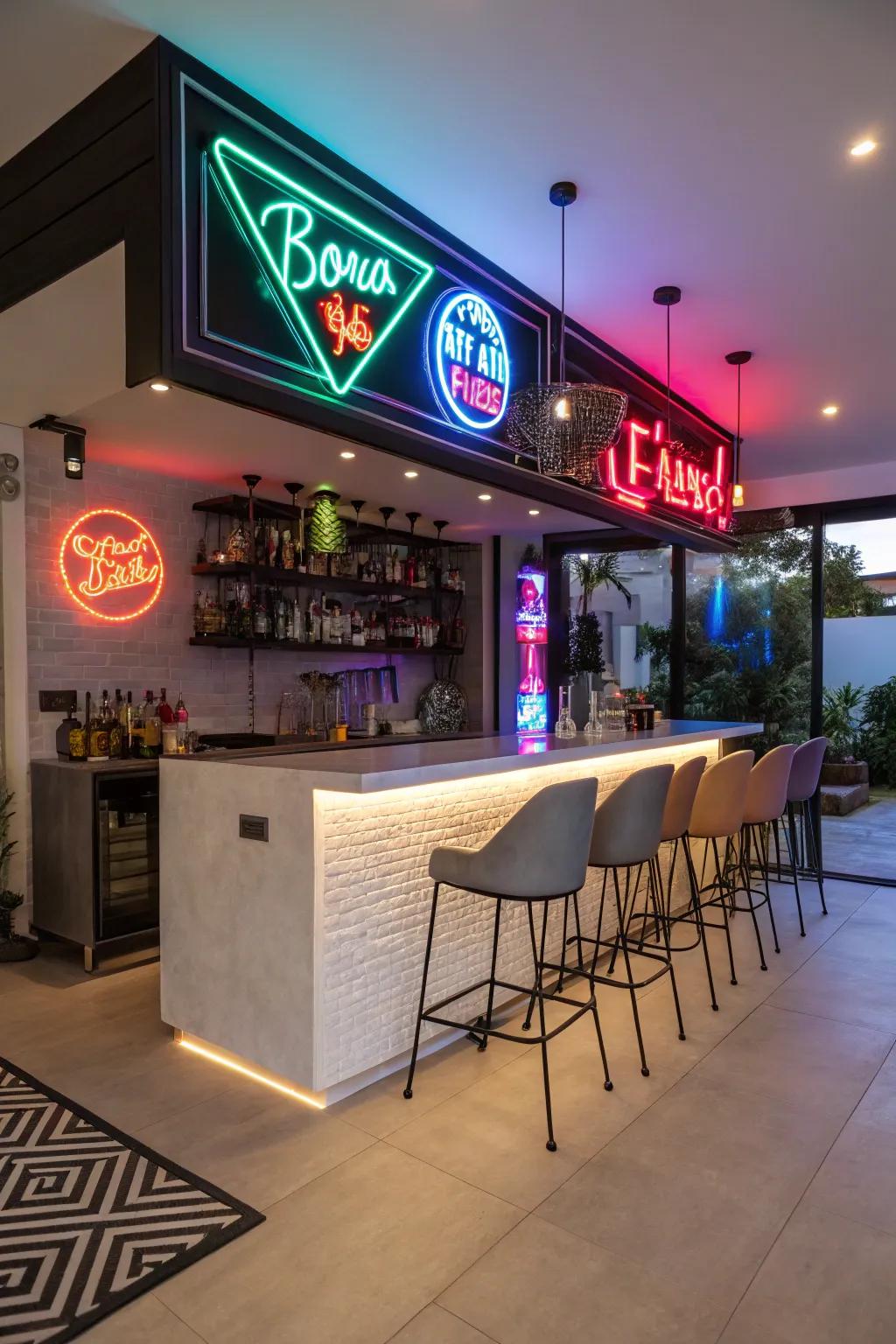 Electric venue presents modern flair.