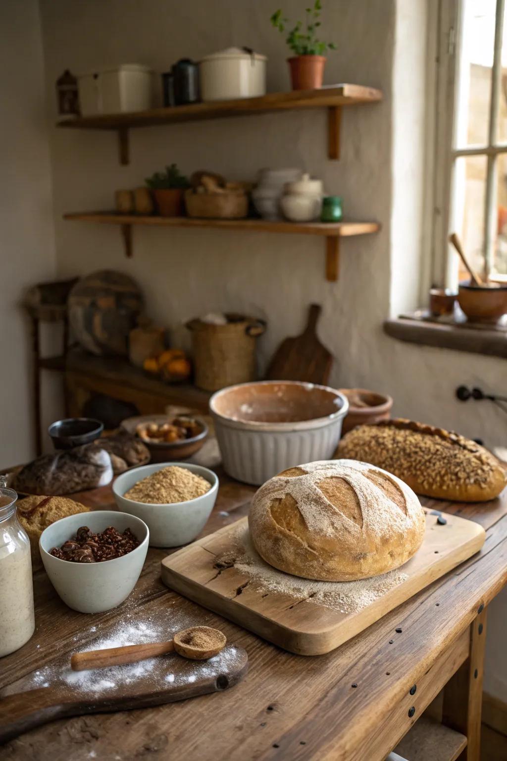 Artisan grain preparations make it easy to bake delicious, homemade bread.