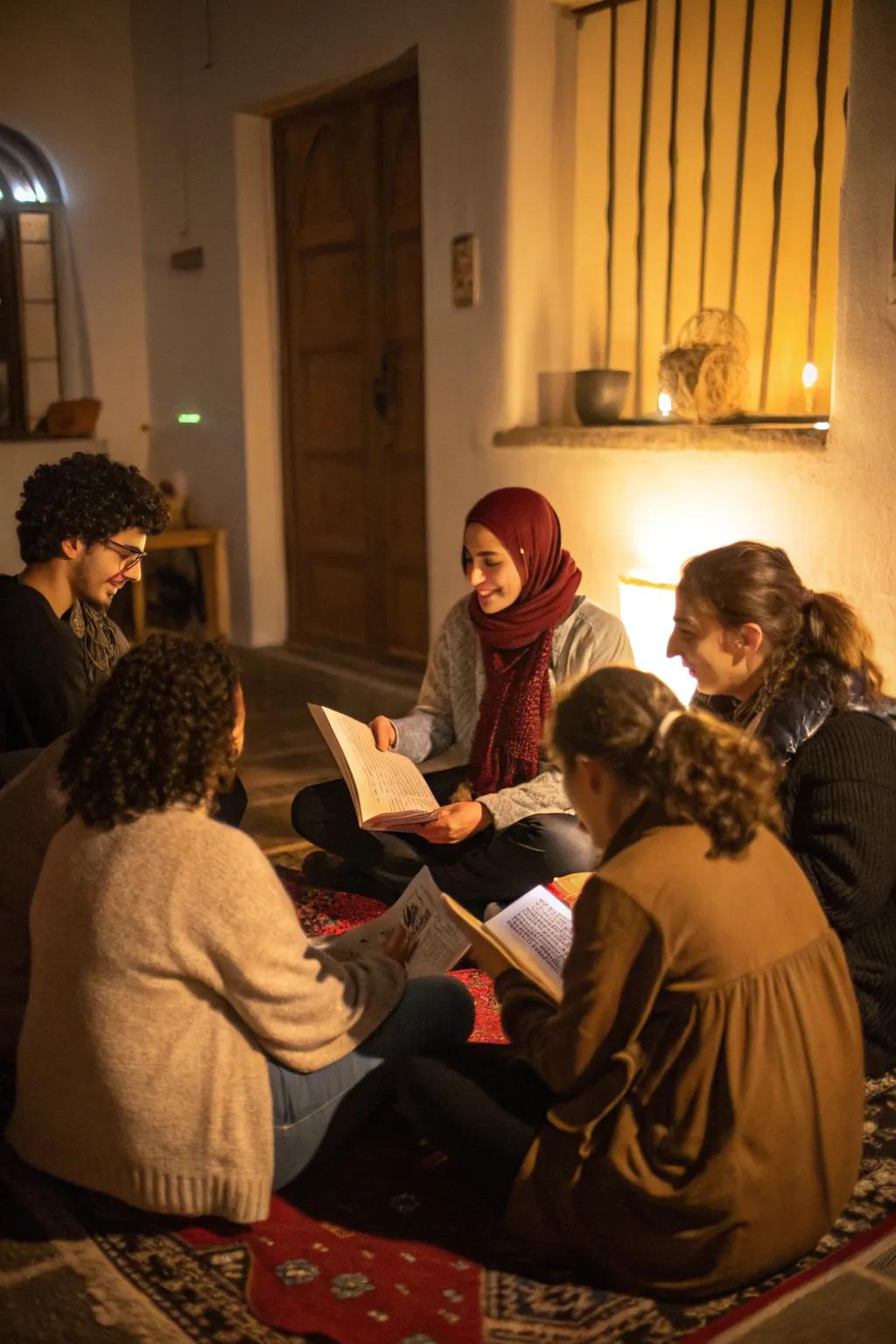 An evening of seasonal anecdotes and connection.