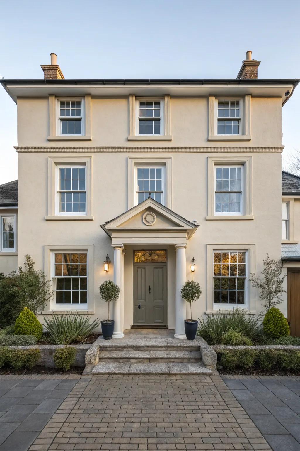 A symmetrical extension exudes balance and harmony.