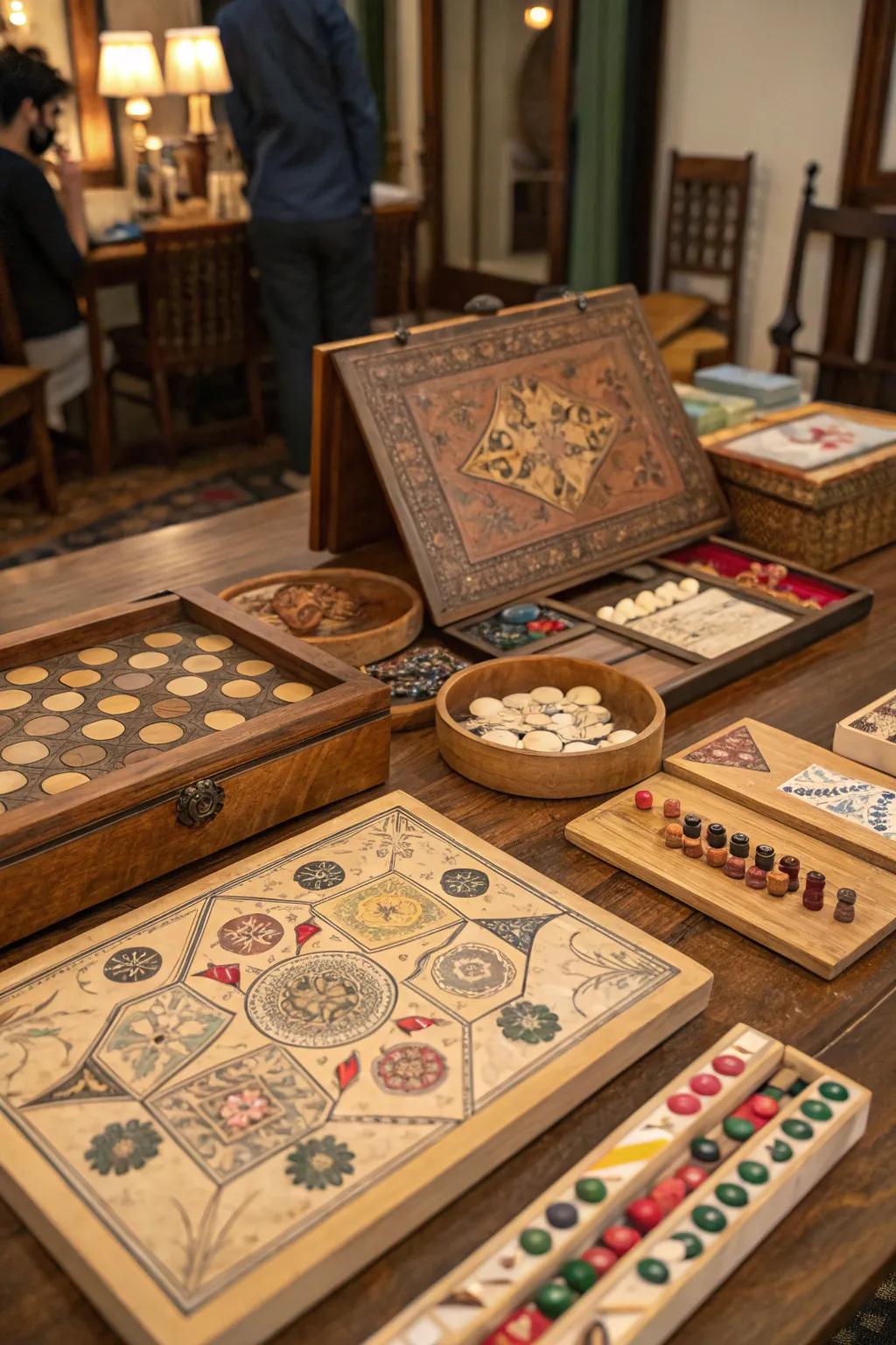 DIY game boards bring a personal flair to your space.