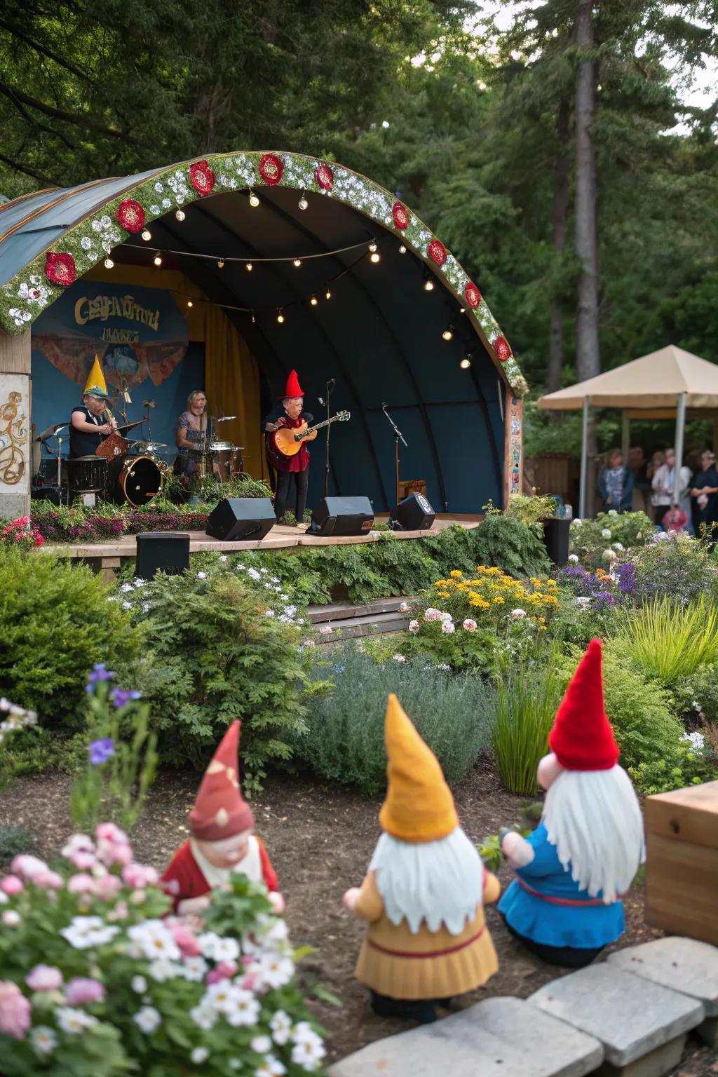 A lively gnome melodic celebration ready to entertain.