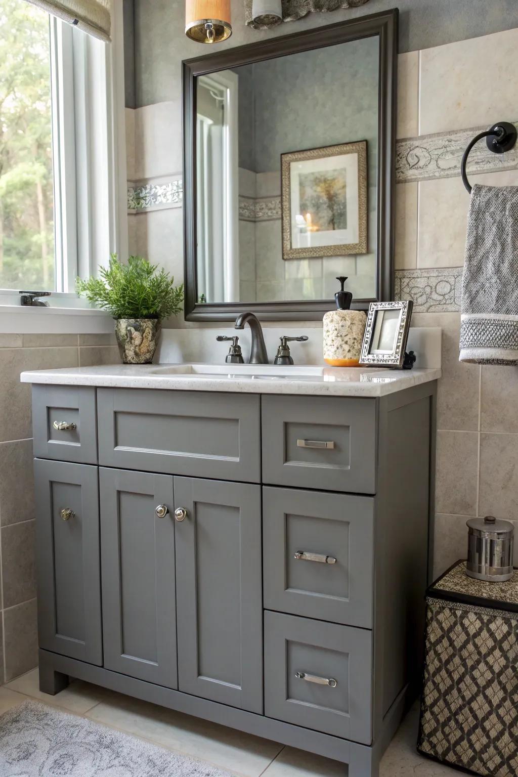 Personal splashes like pictures and distinctive decor get the area your own.