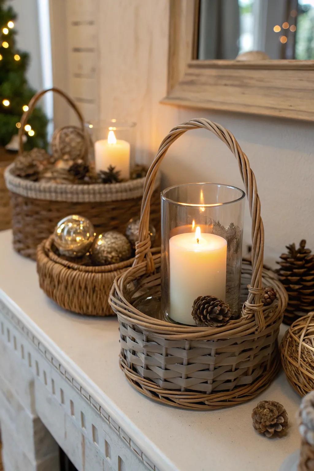 An ornamental flame created to improve the mood.