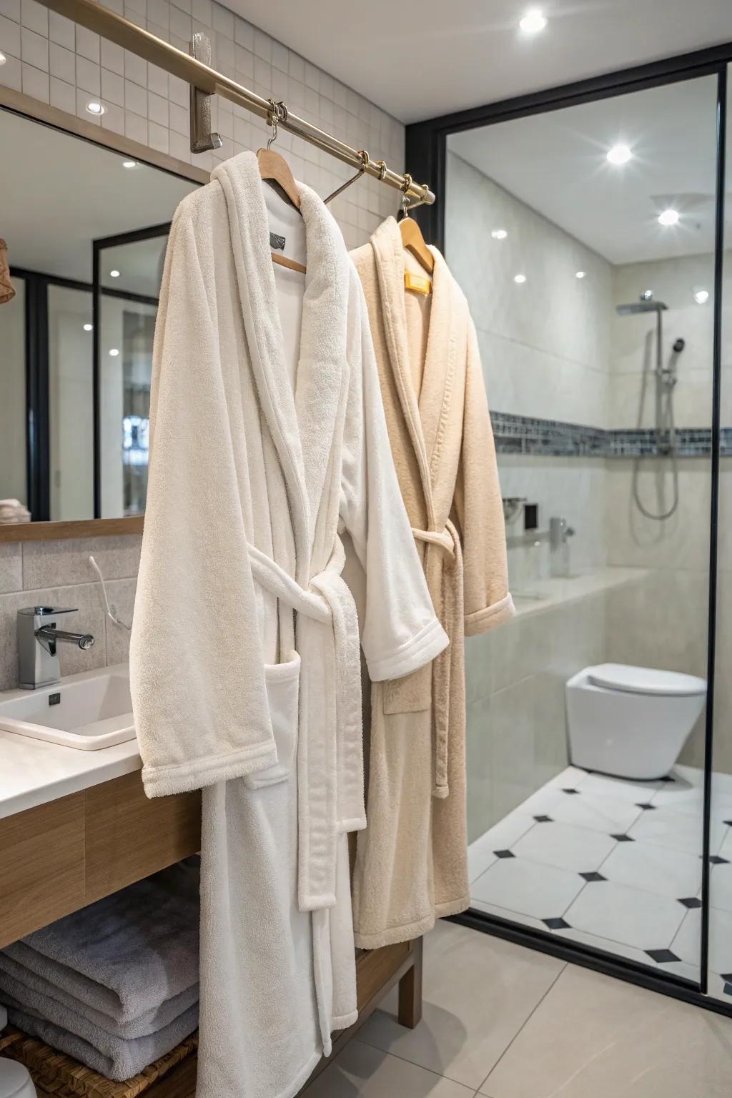 Soft coats offer for two.