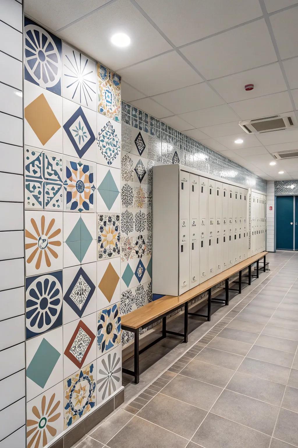 Geometric configurations add a modern, playful touch.