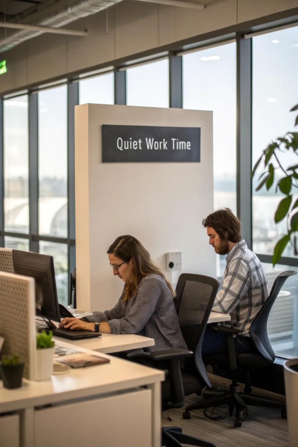 Cultivating quiet enhances focus and work quality.