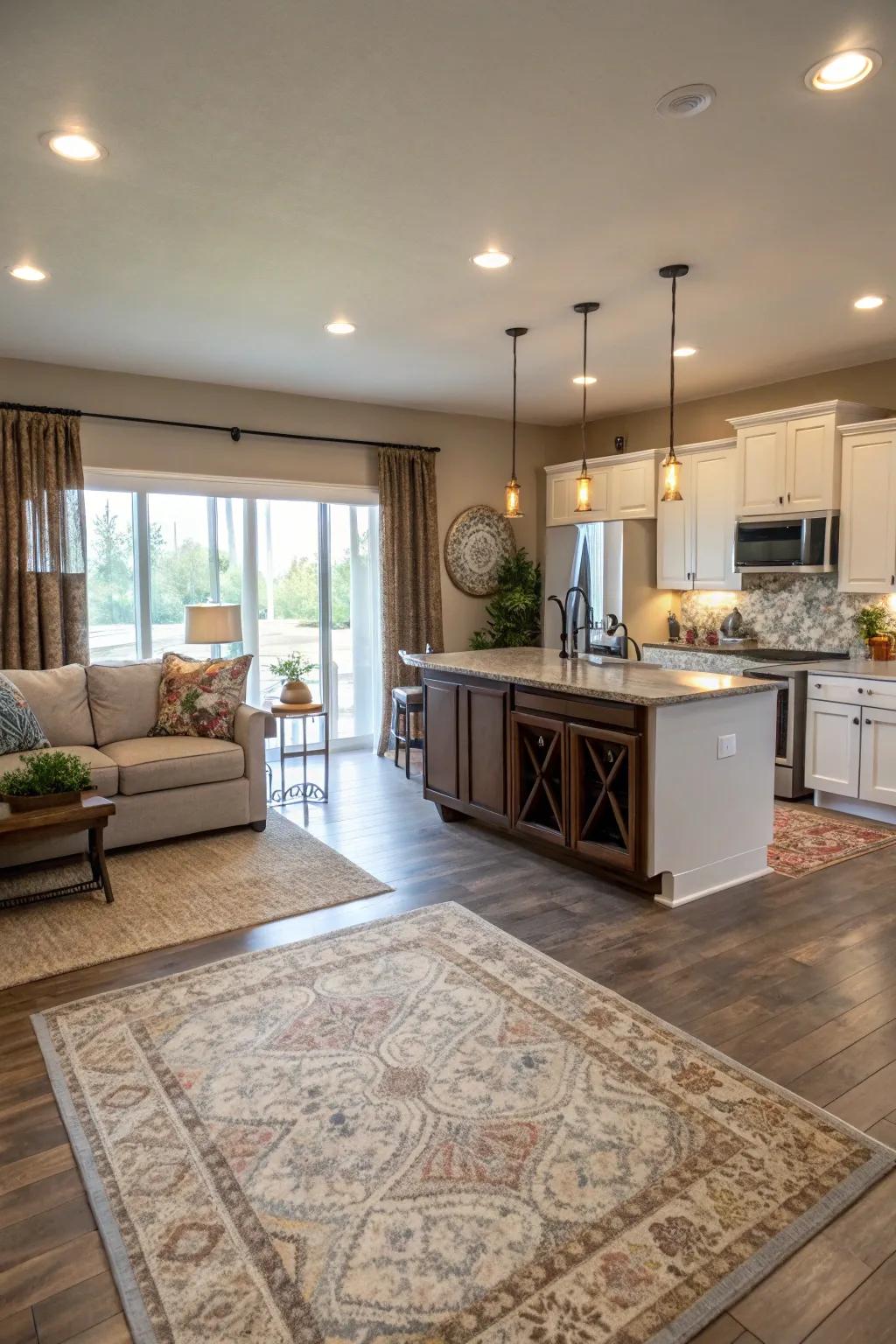 Acoustic solutions forge a serene ambiance in open spaces.