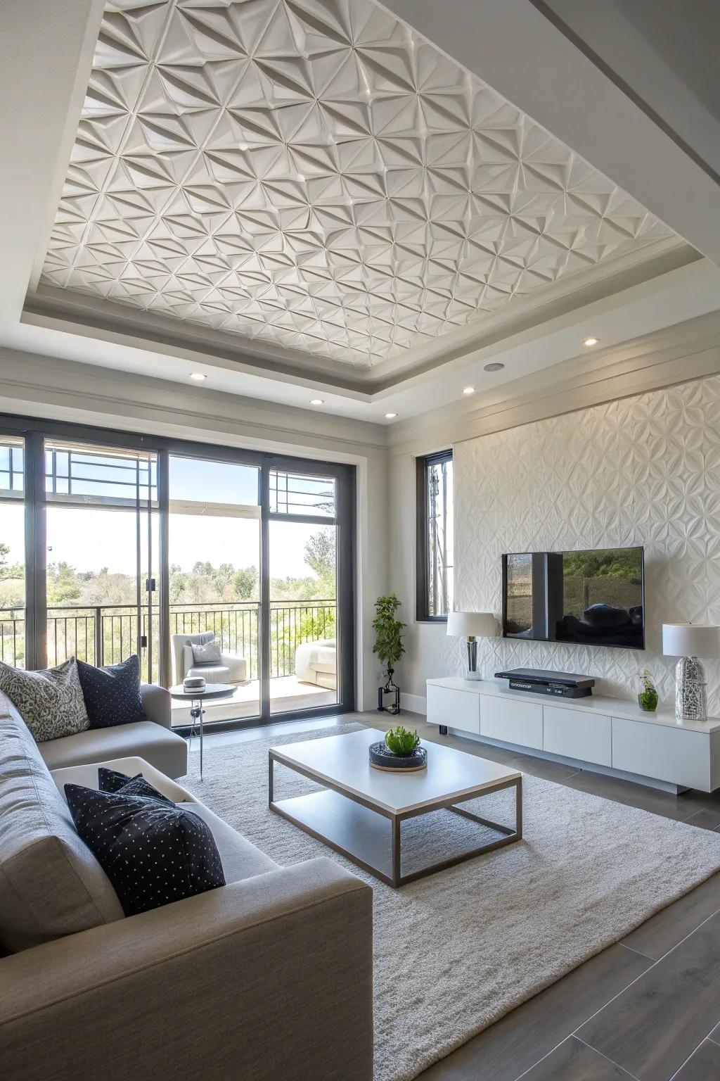 Foam panels present stylish and temporary solutions.