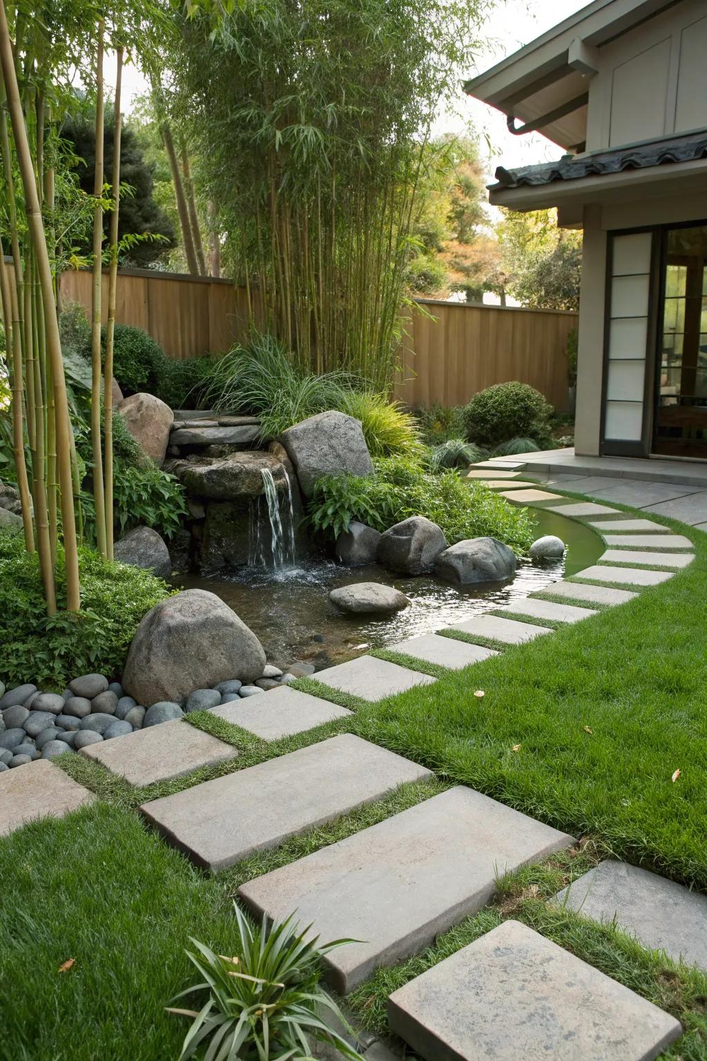 Zen gardens provide a place for mindfulness.
