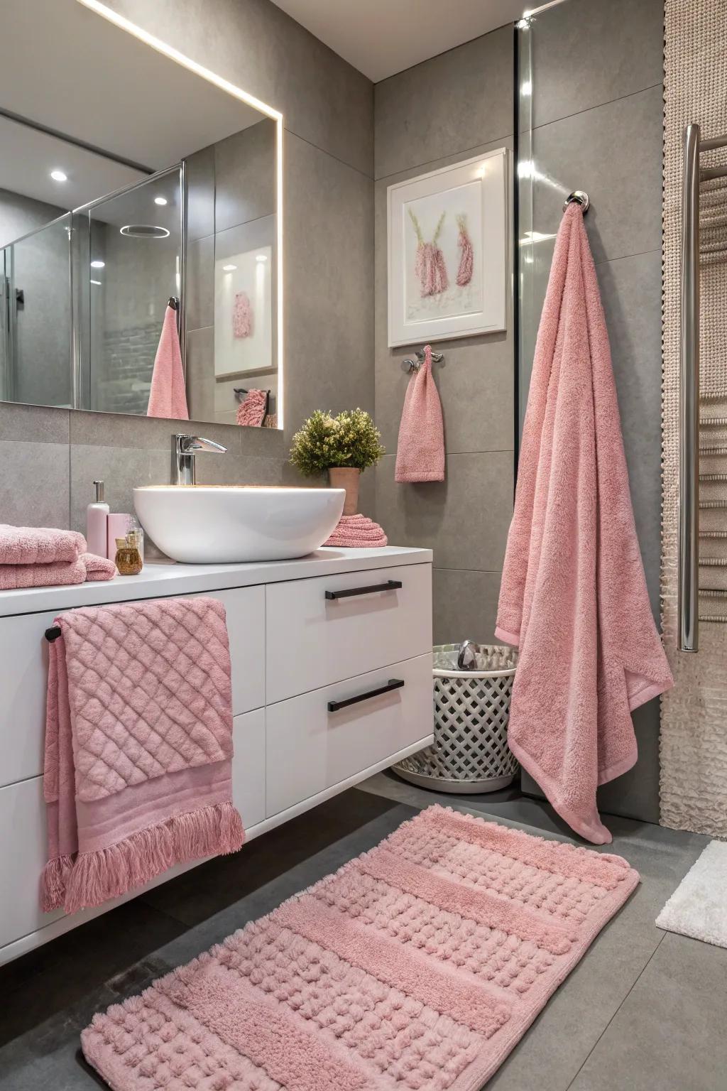 Rose textiles deliver a chic and seamless coloration update.