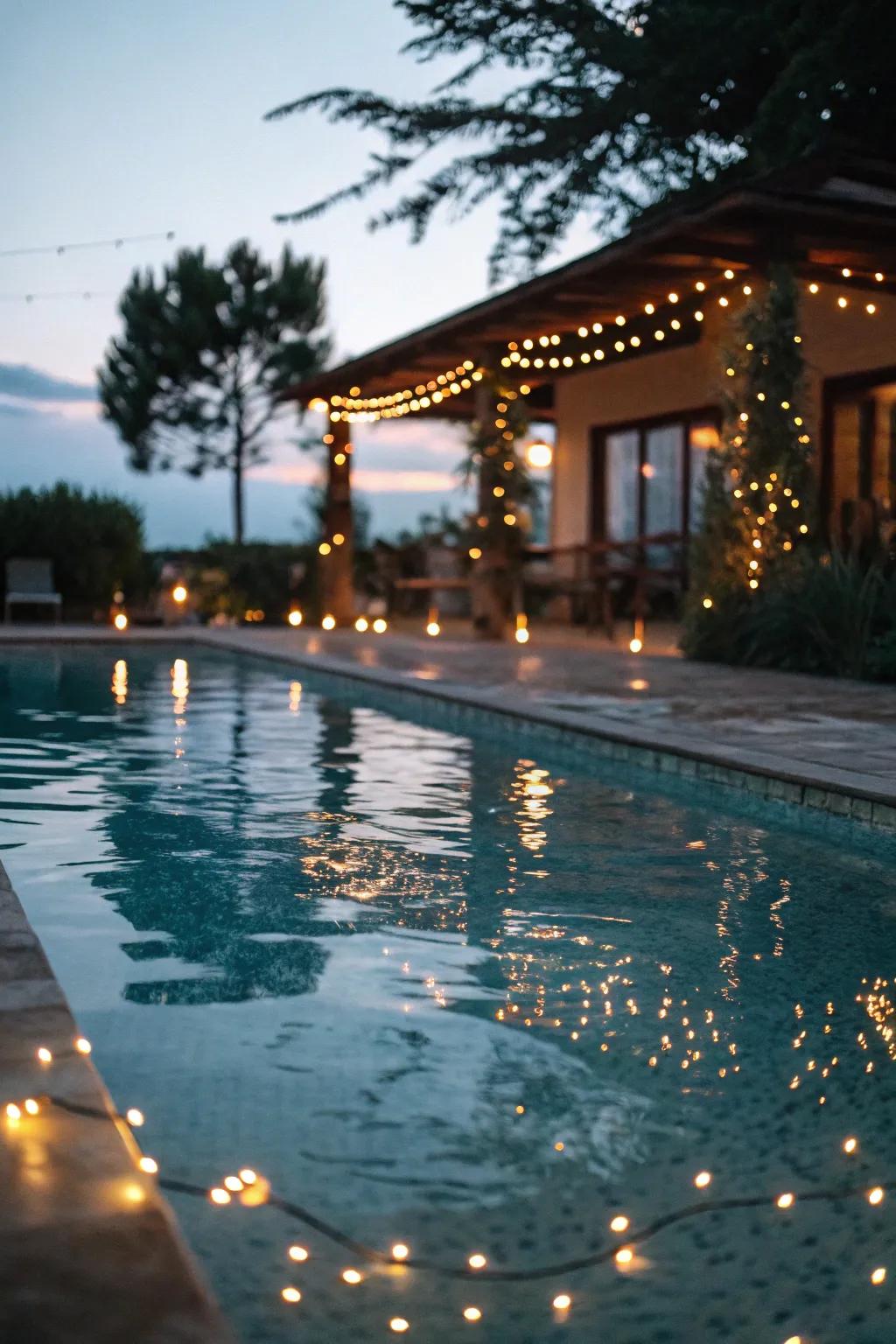 Reflective illumination empowers your pool’s expanse to truly glow.