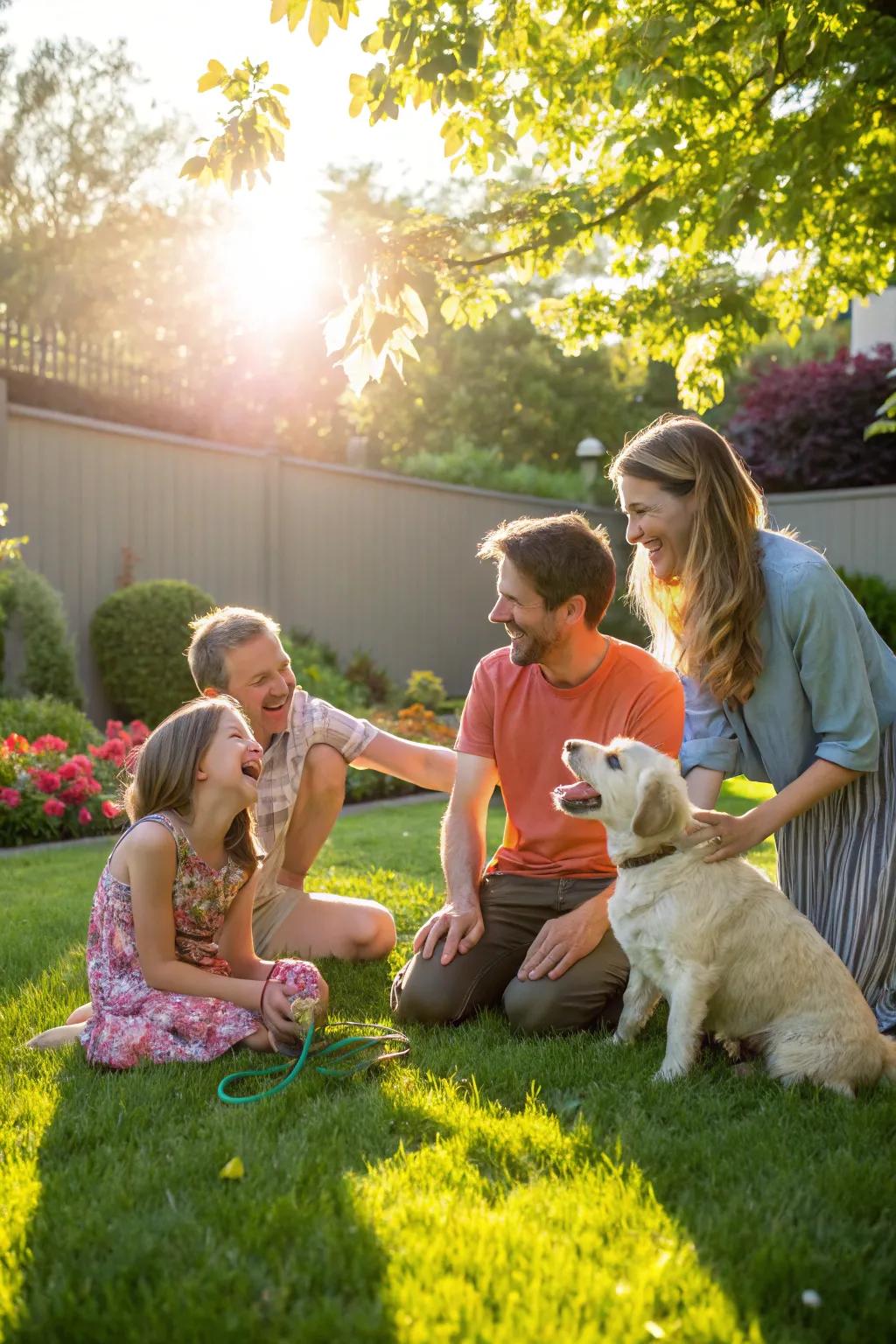 Permit your pets to join the entertainment and append warmth to your family photos.