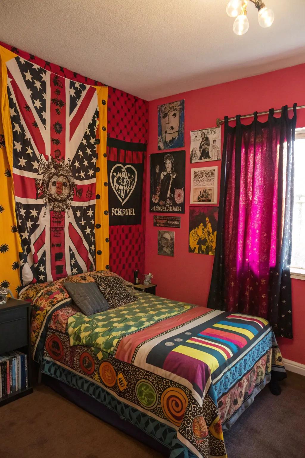 Energize your room with intense prints and patterns.