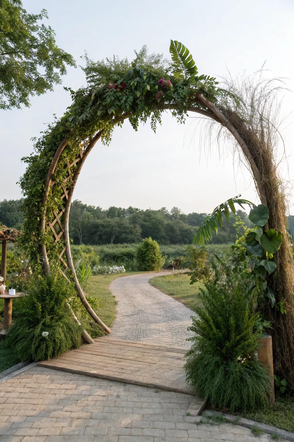 An eco-conscious gateway, blending sustainability with natural beauty.