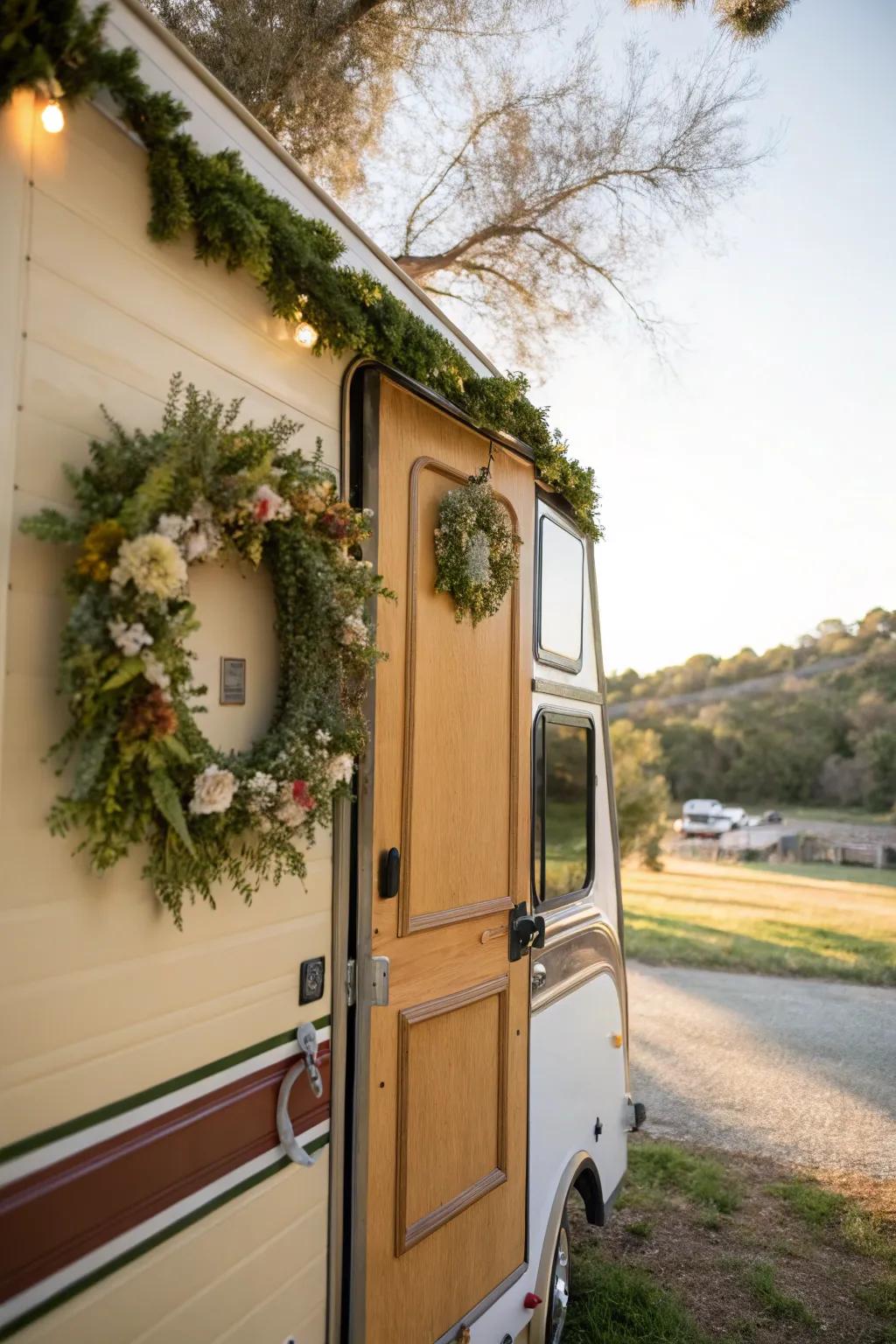 Garlands add charm and a personal touch to your RV.