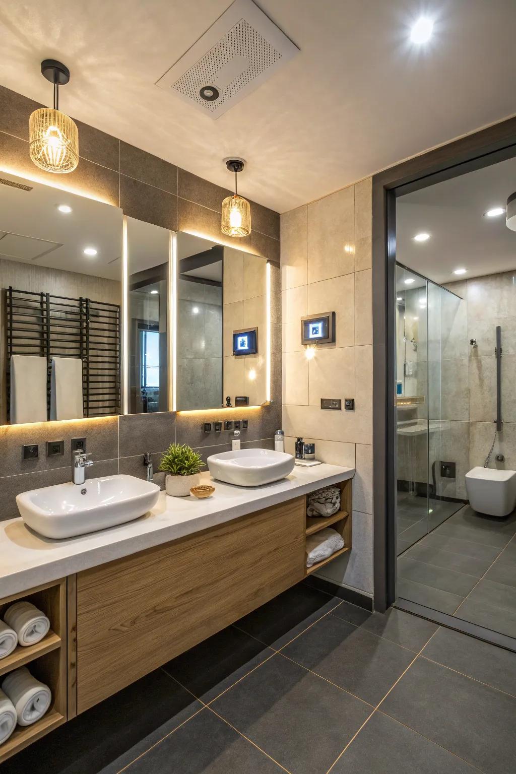 Smart technology for a modern touch.