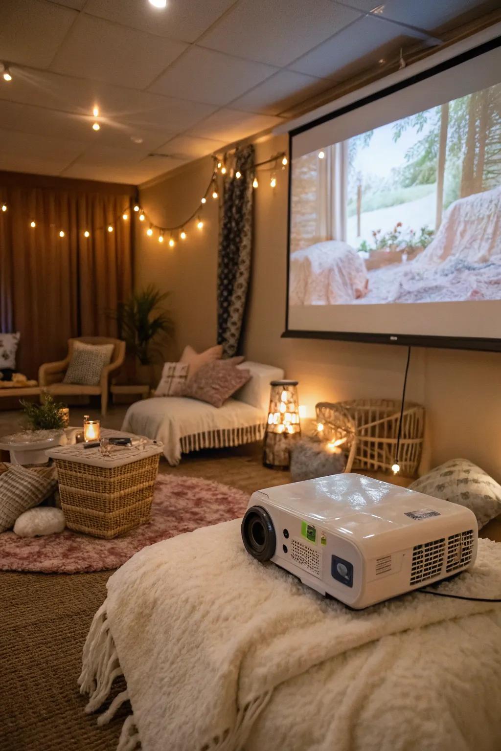 Pacifying cinematic features afford a tranquil termination to a pampering occasion.