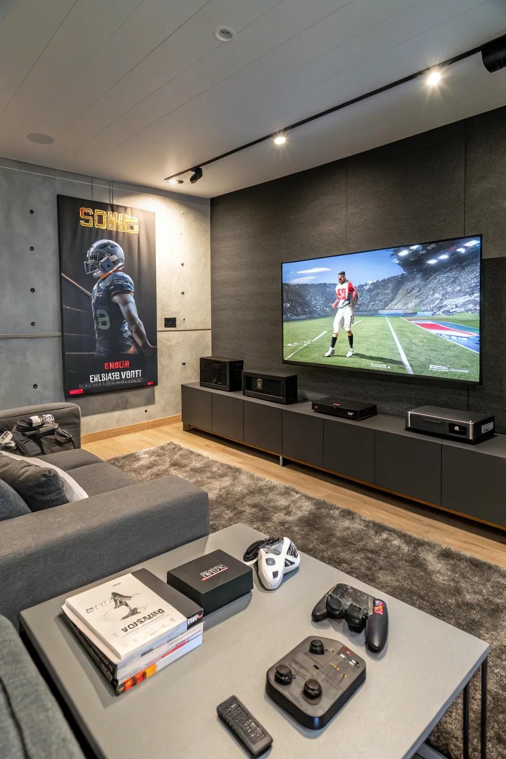 Step into the future through dynamic athletic graphic arts.