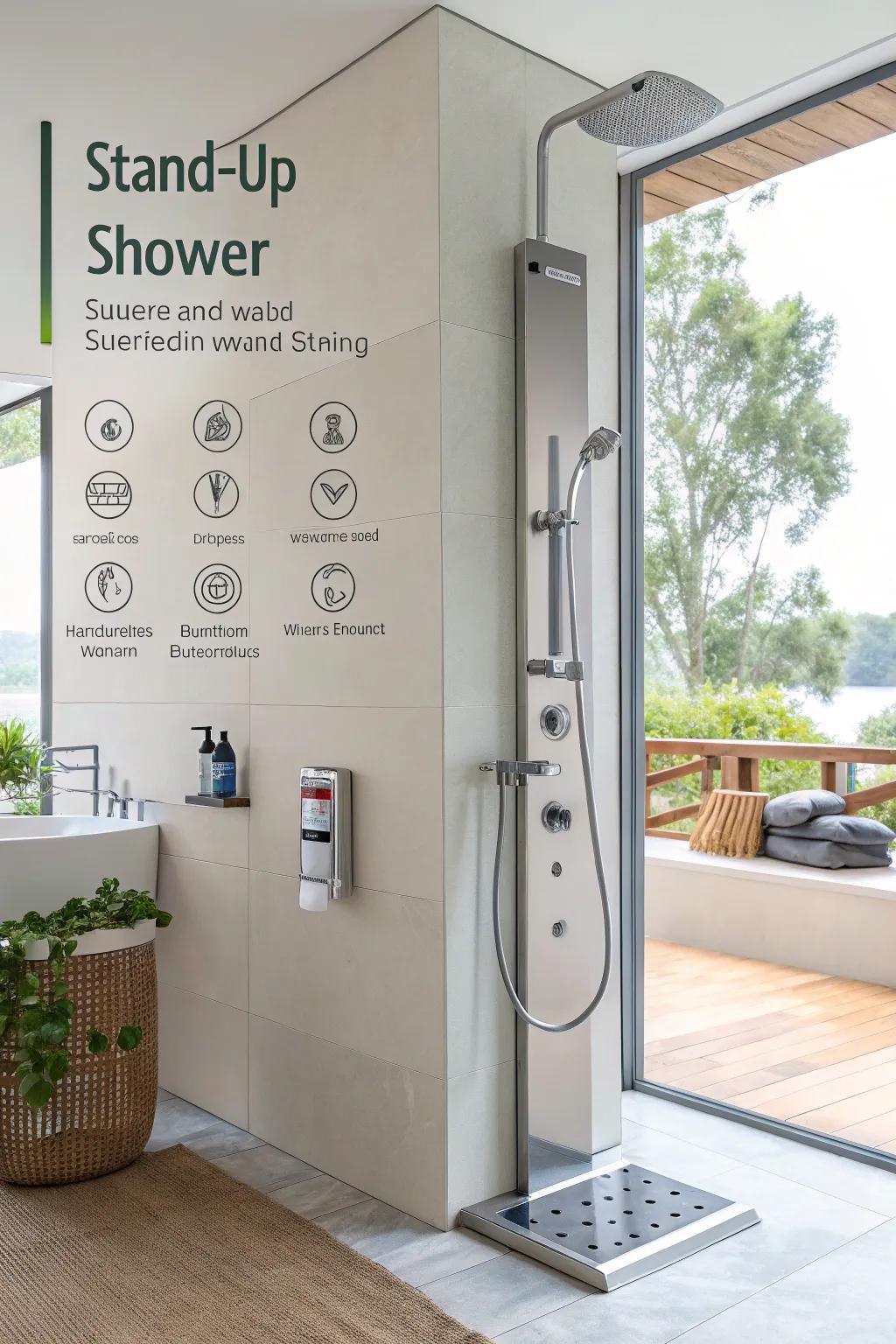 Green features boost your shower's sustainability.