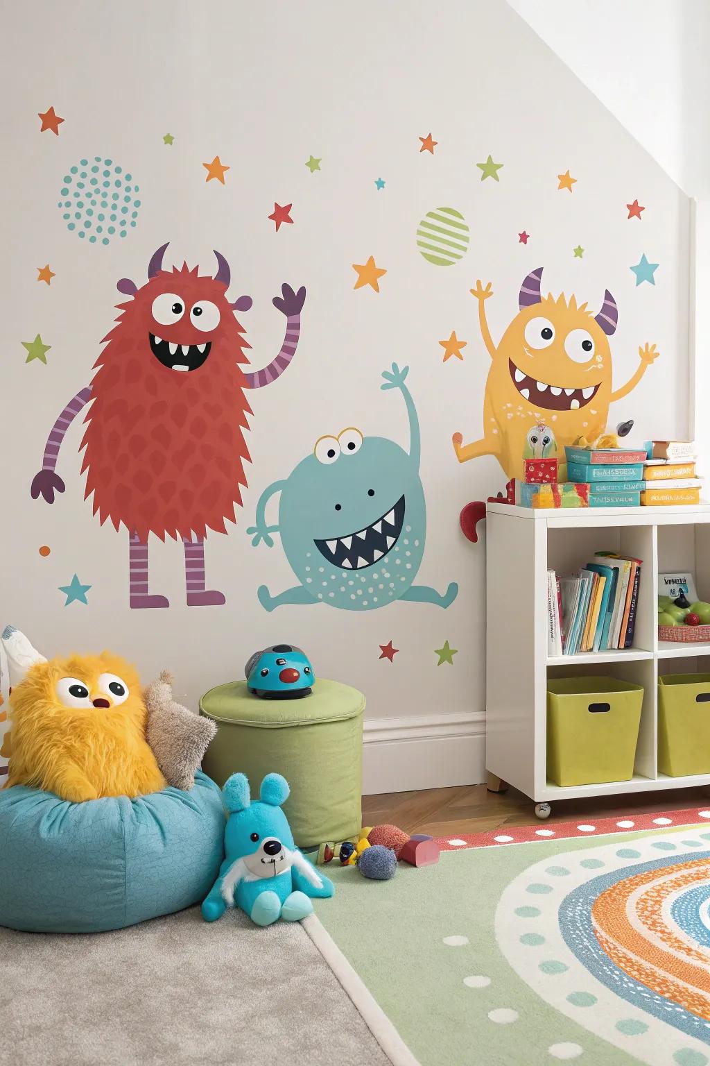 Reveal a realm of friendly monsters.