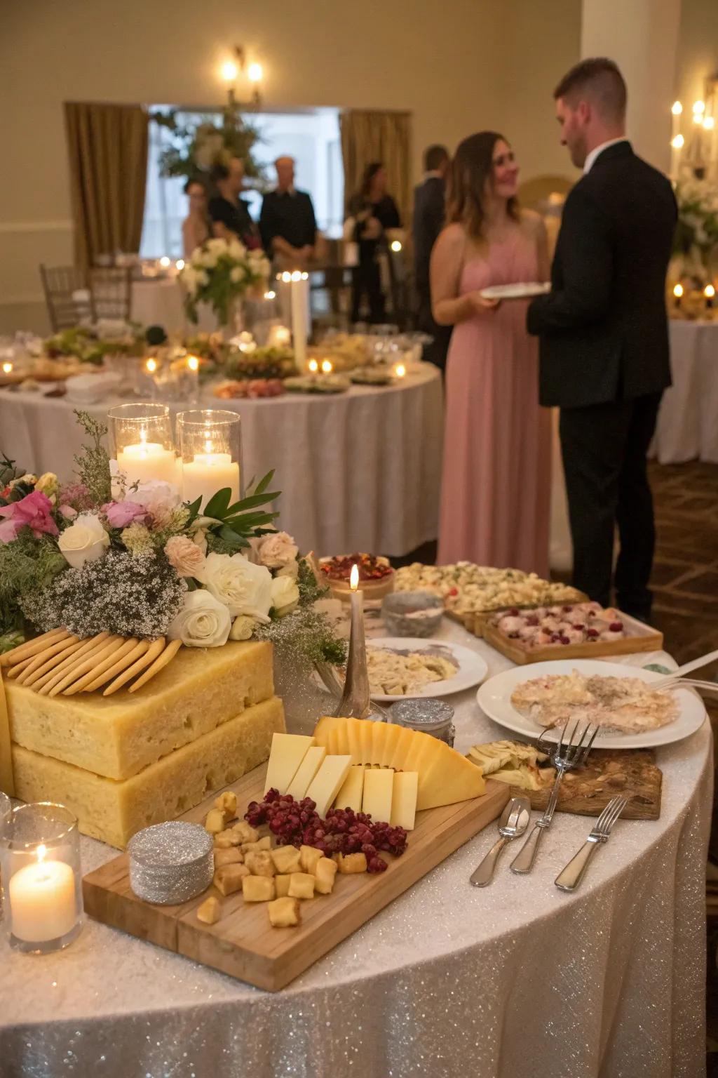 Interactive food stations offer unique encounters.
