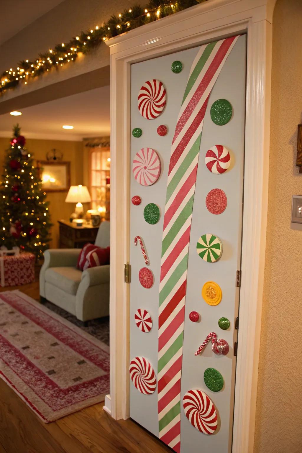 A saccharine and cheery candy rod lane to brighten up the period.