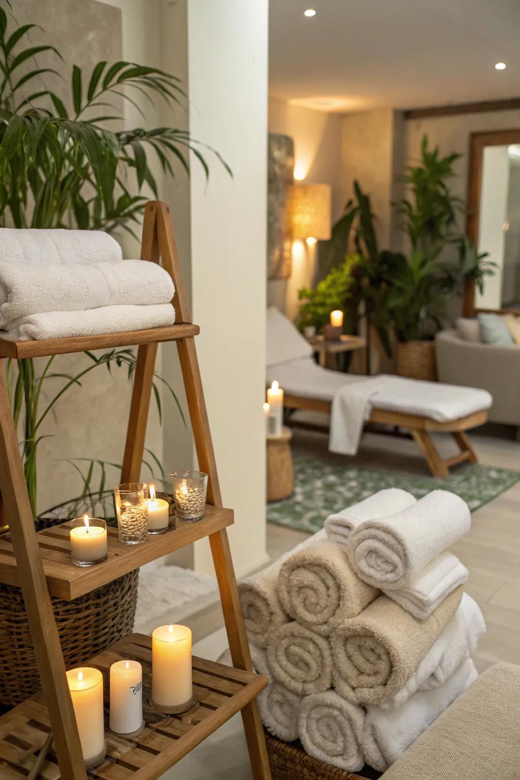 A calm spa area for ultimate relaxation.
