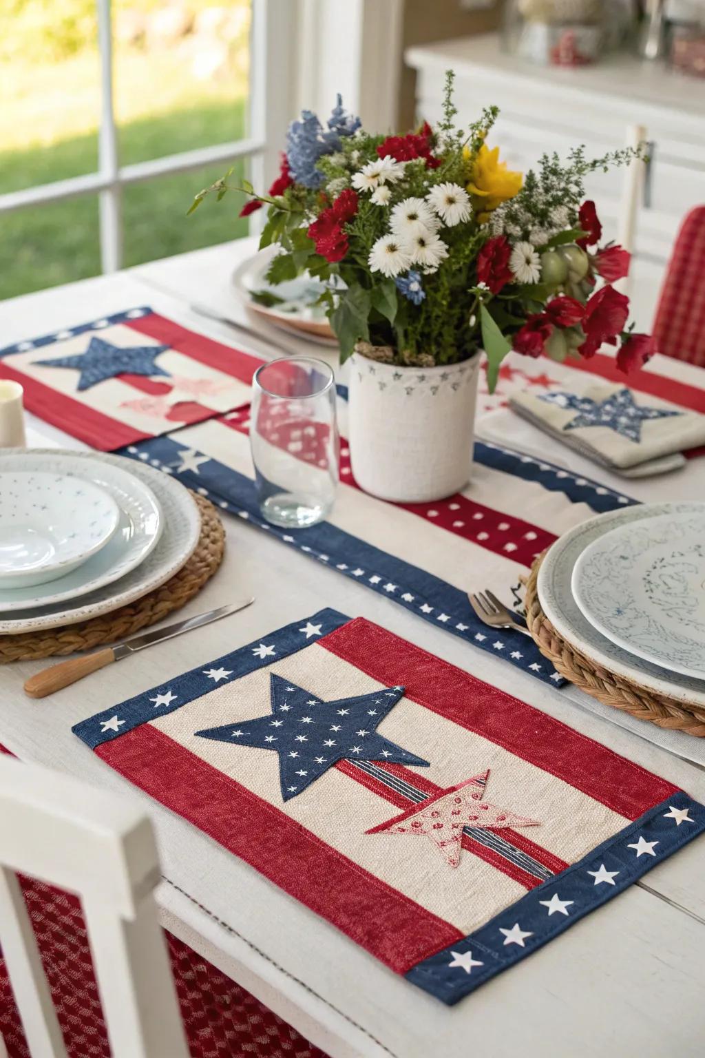 DIY placemats personalize your dining experience with festive flair.