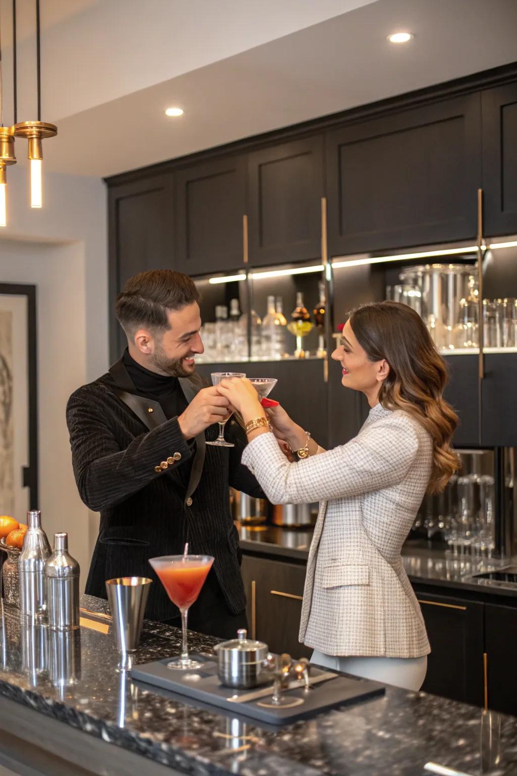 A cocktail session.