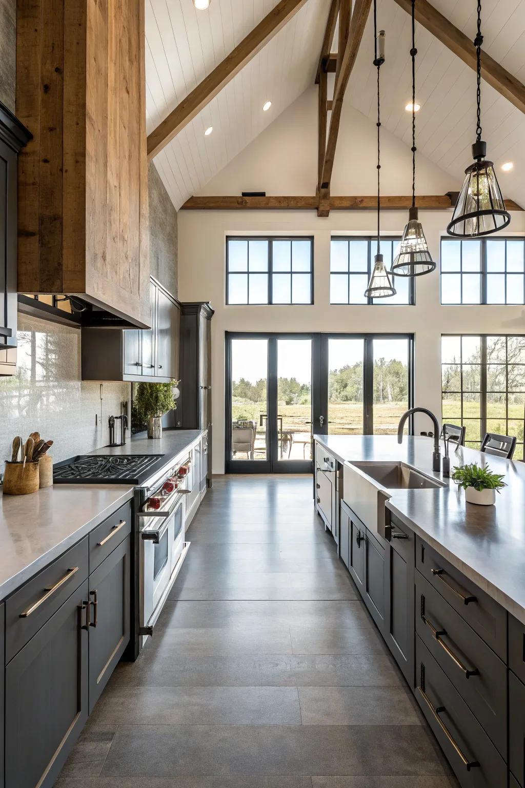 Symmetrical design creates a peaceful, balanced environment.