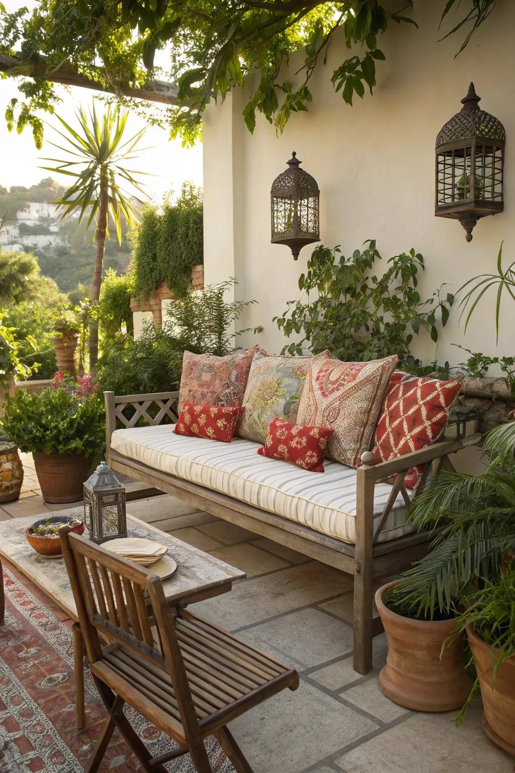 Weather-resistant materials ensure resilience and style for your bench.