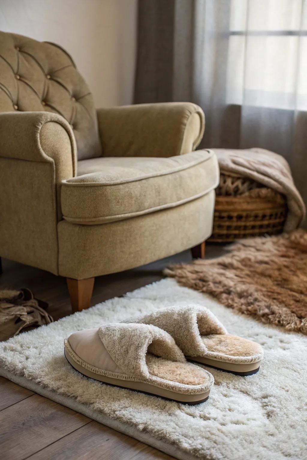 Comfort footwear offers comfort and warmth, a perfect gift for relaxation.