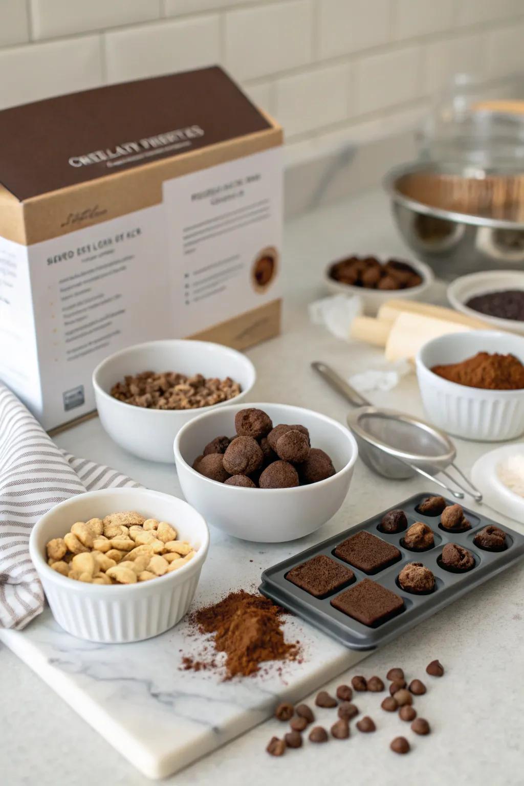 Chocolate treat sets for a sweet and inventive indulgence.