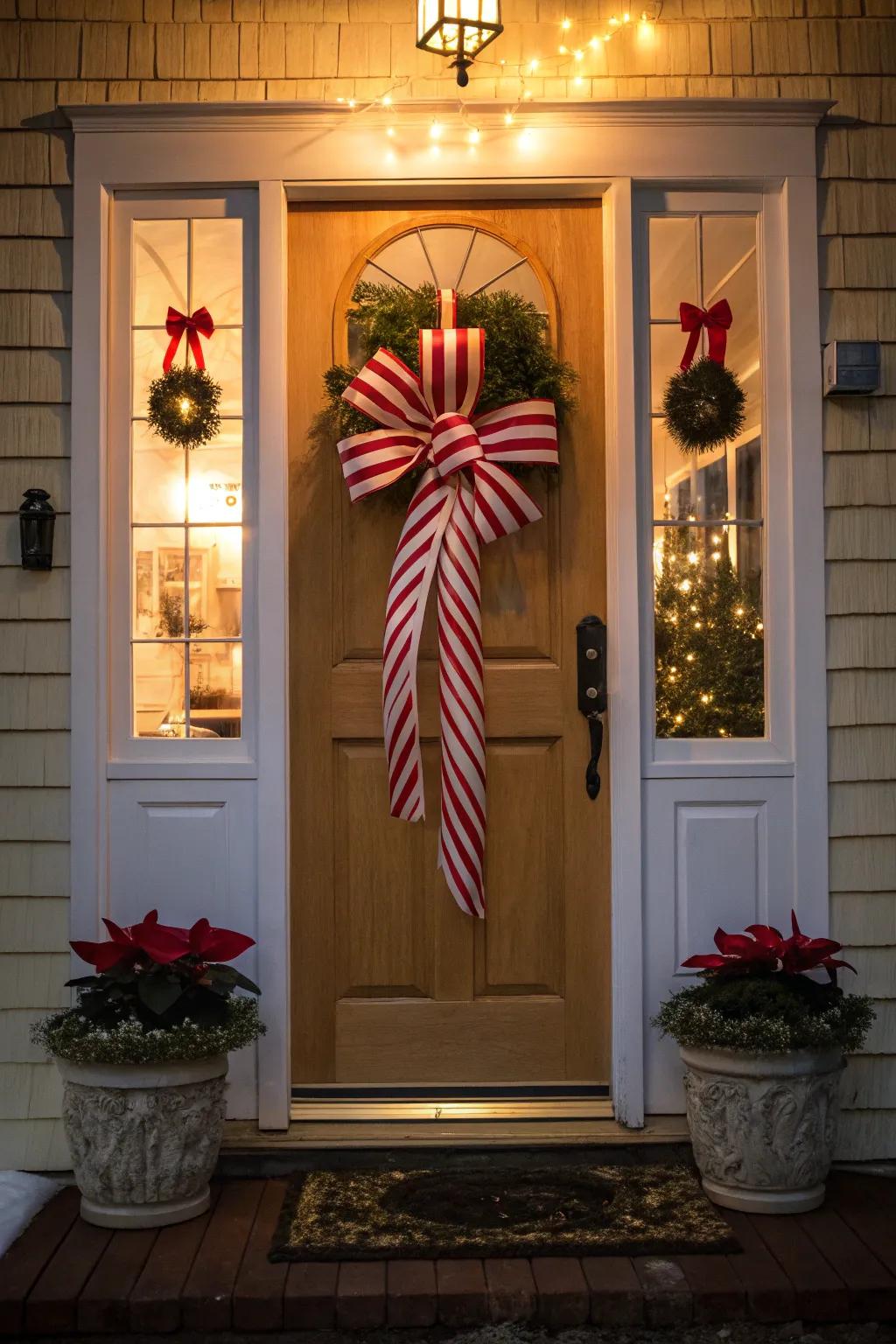 Add a sweet touch with a sweet stick bow.