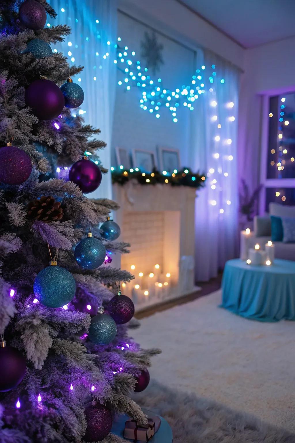 Uncommon color schemes produce a distinctive and elegant ambiance.