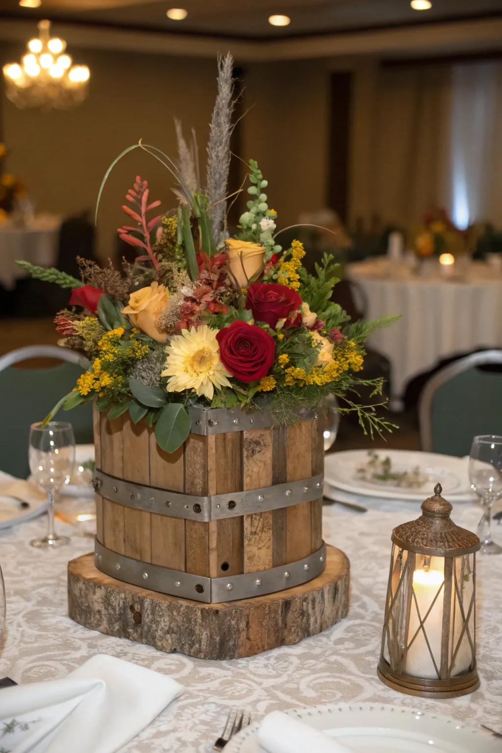 Eclectic centerpieces bring ingenuity and charm to your dining tables.