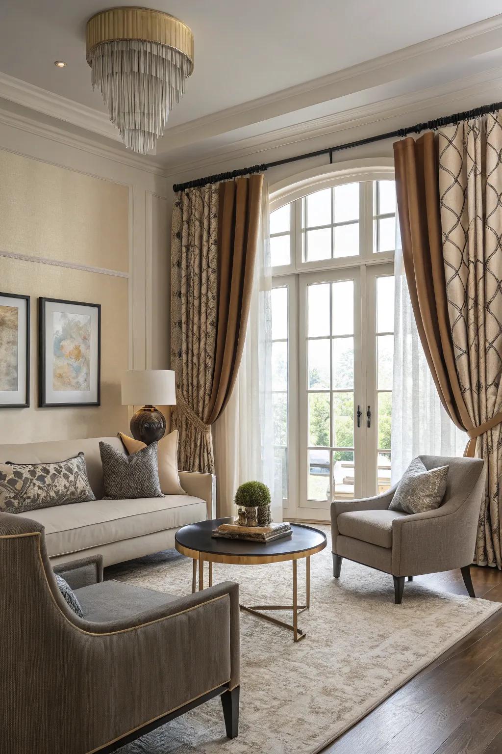 Curtain rod styles infuse variety and character to your decor.
