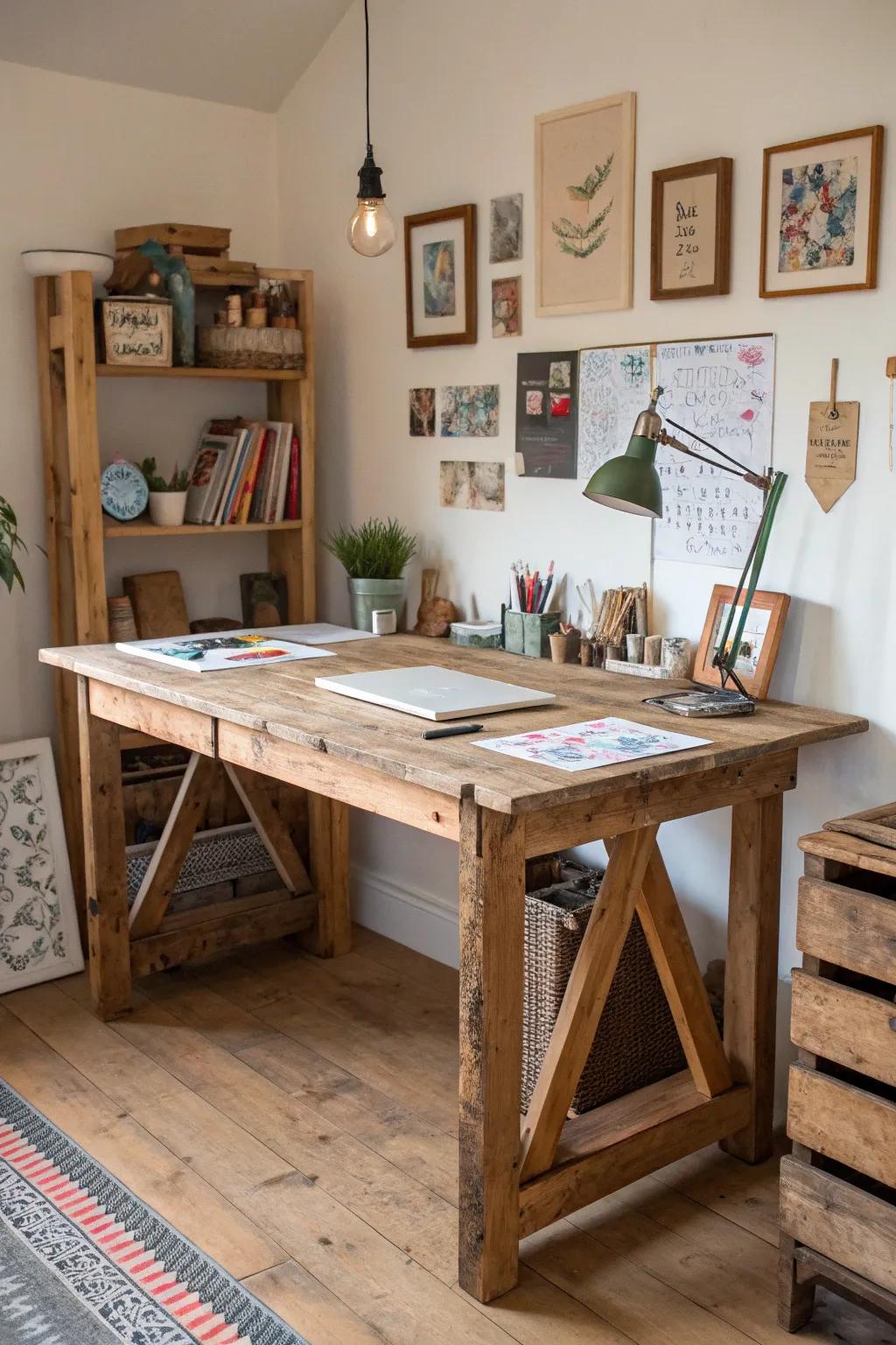 DIY desks: Personal ways to make unique spaces.