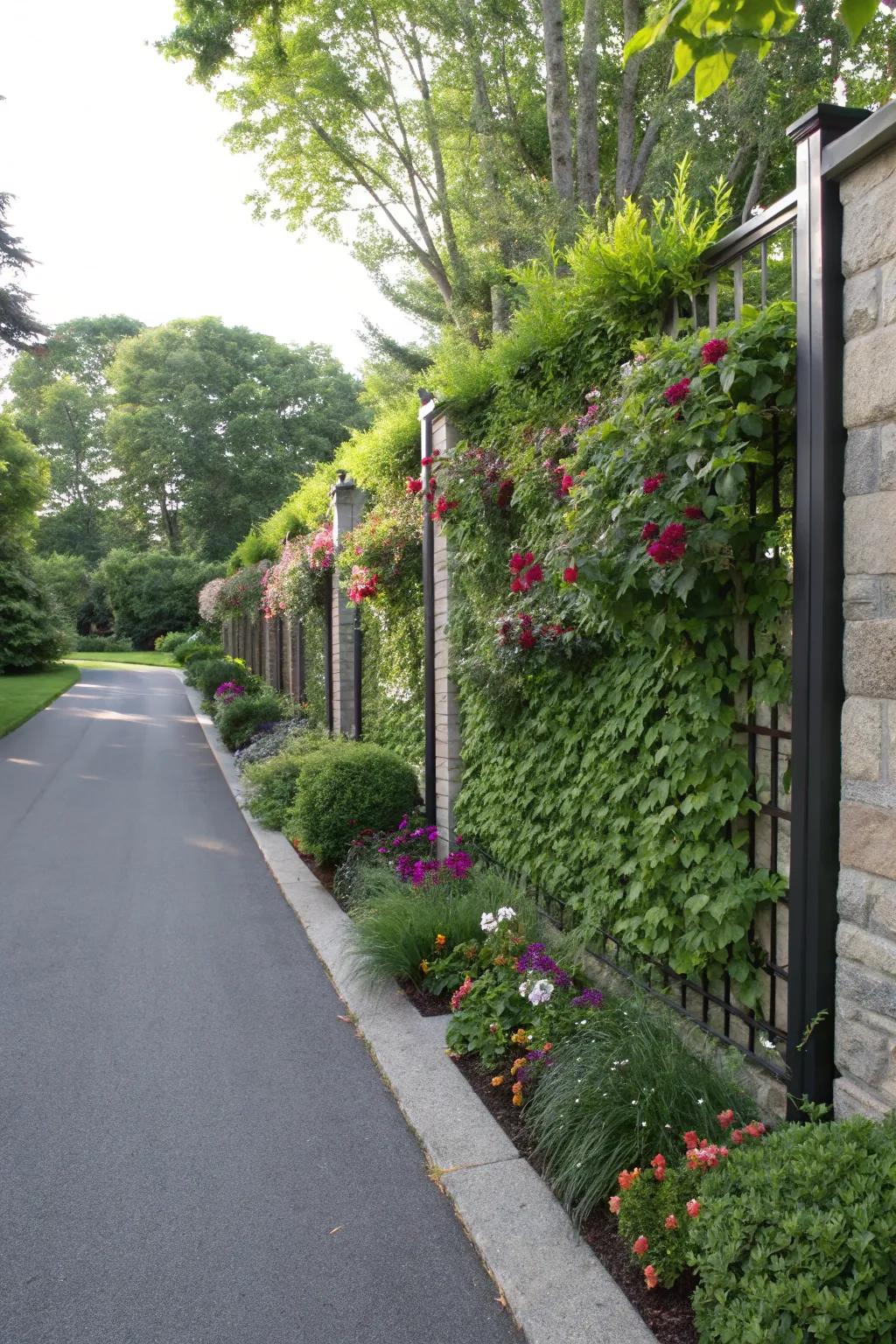 Living wall fences bring life and greenery to your space.