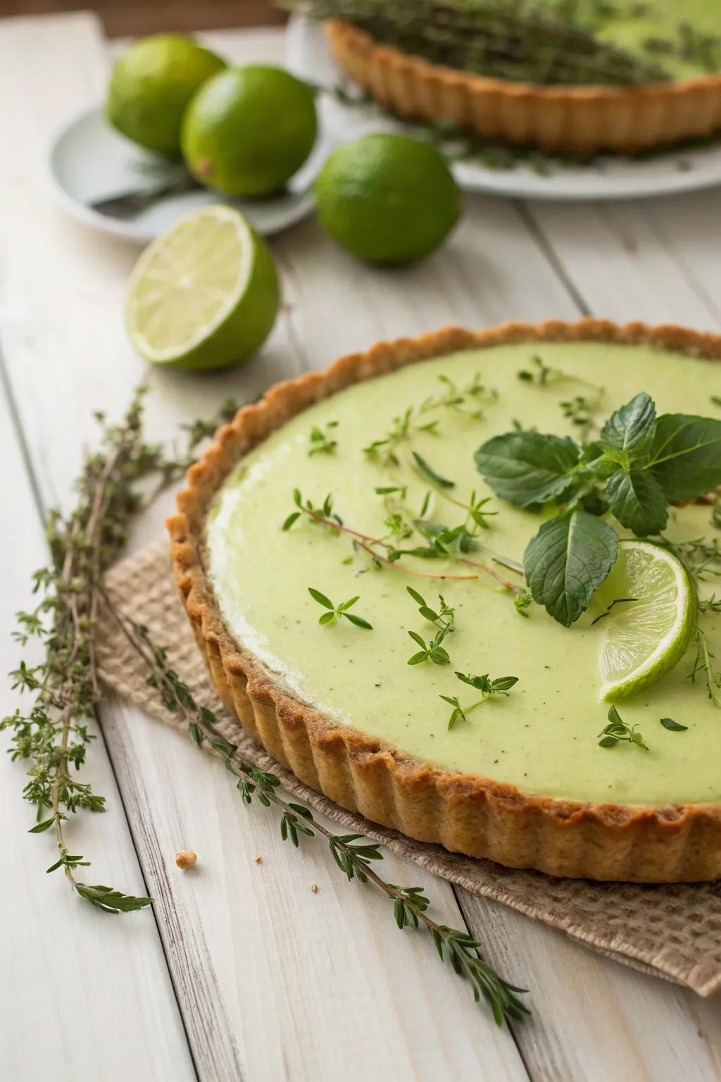 Fresh herbs add a stylish and unexpected flair.