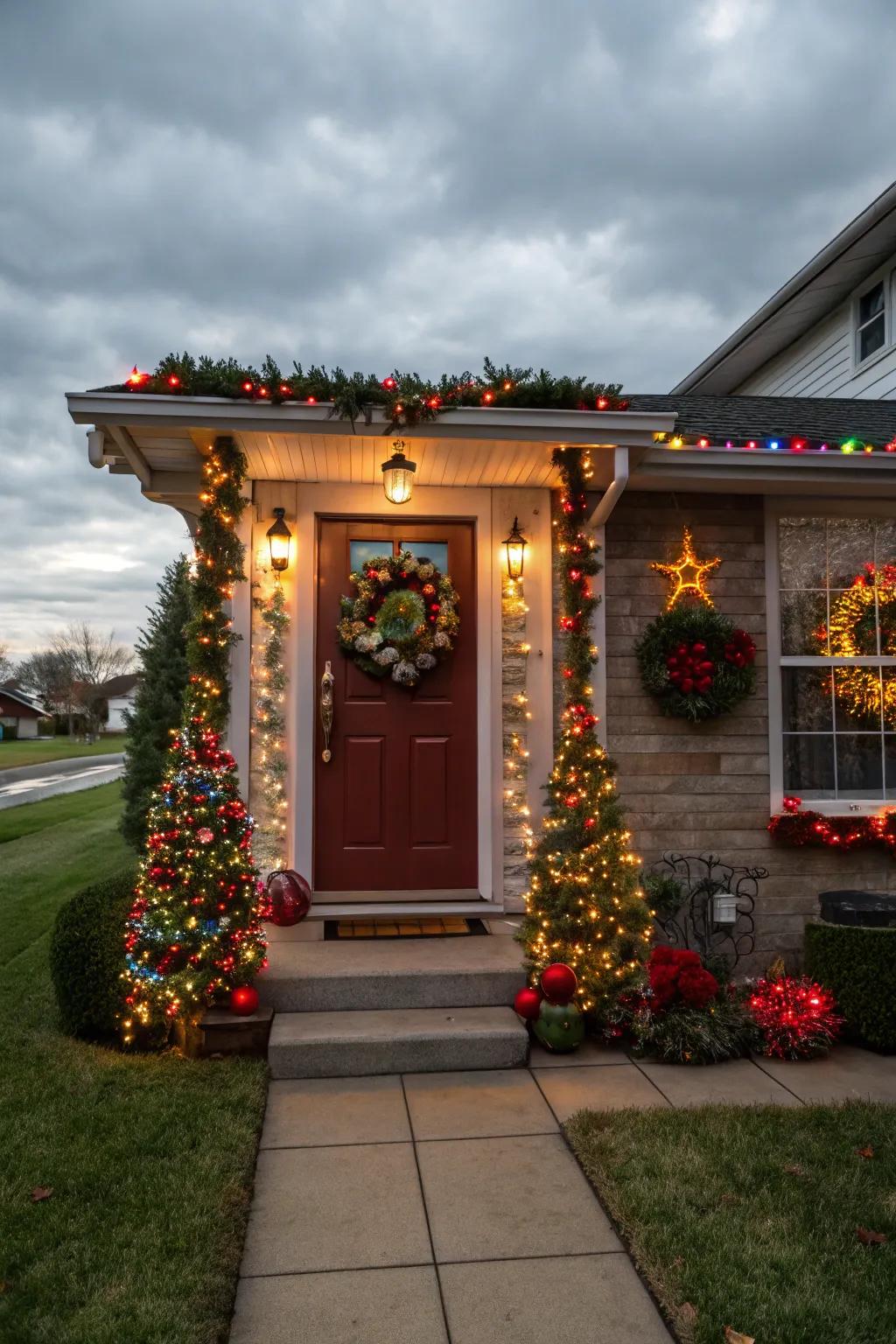 Themed décor welcomes guests with celebratory style.