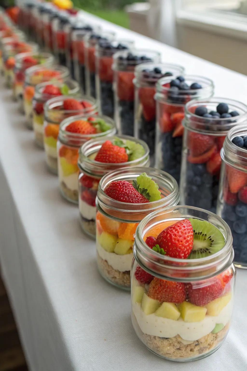 Chic fruit vessels provide a stylish grab-and-go snack.